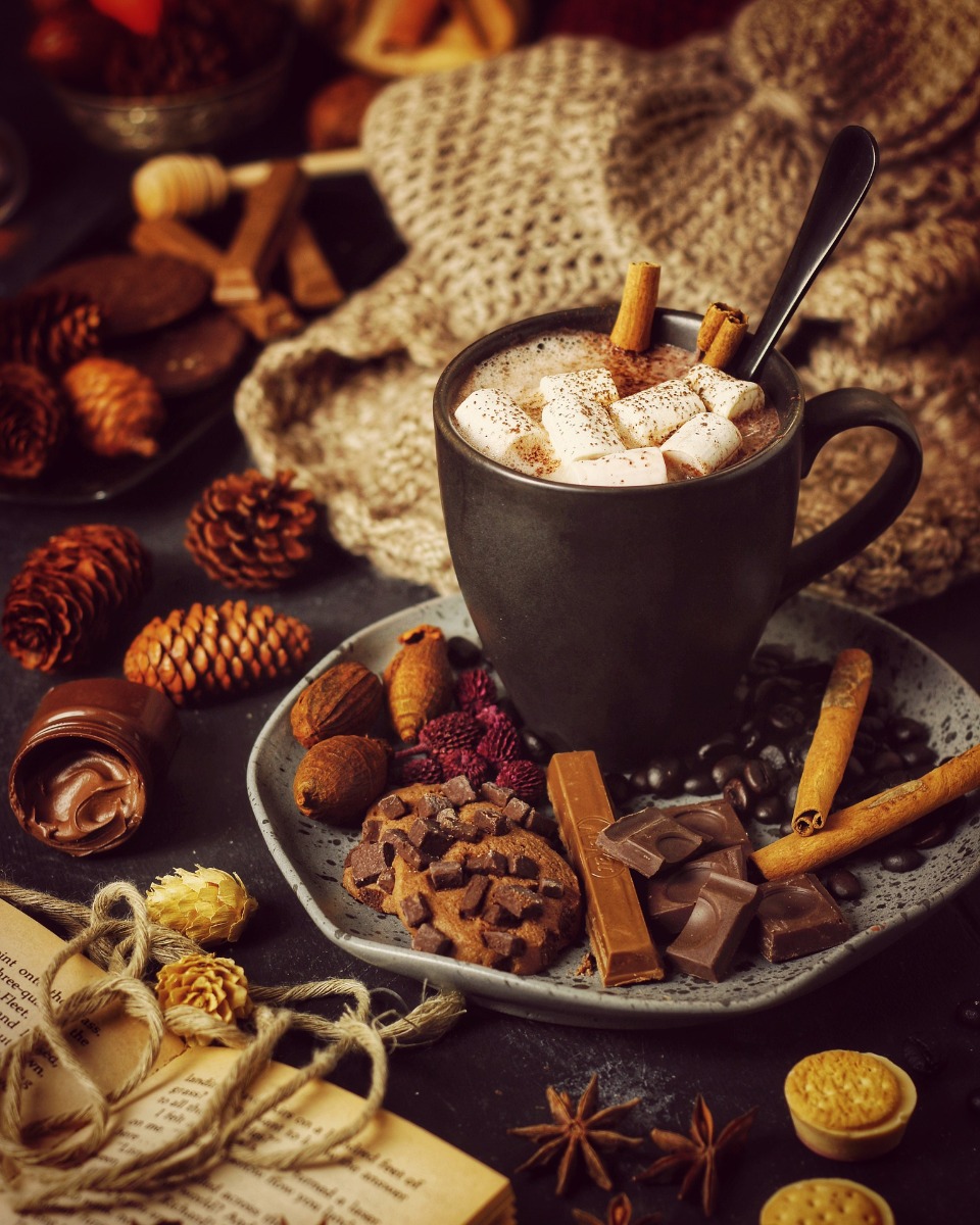 Chocolat chaud gourmand et sucré