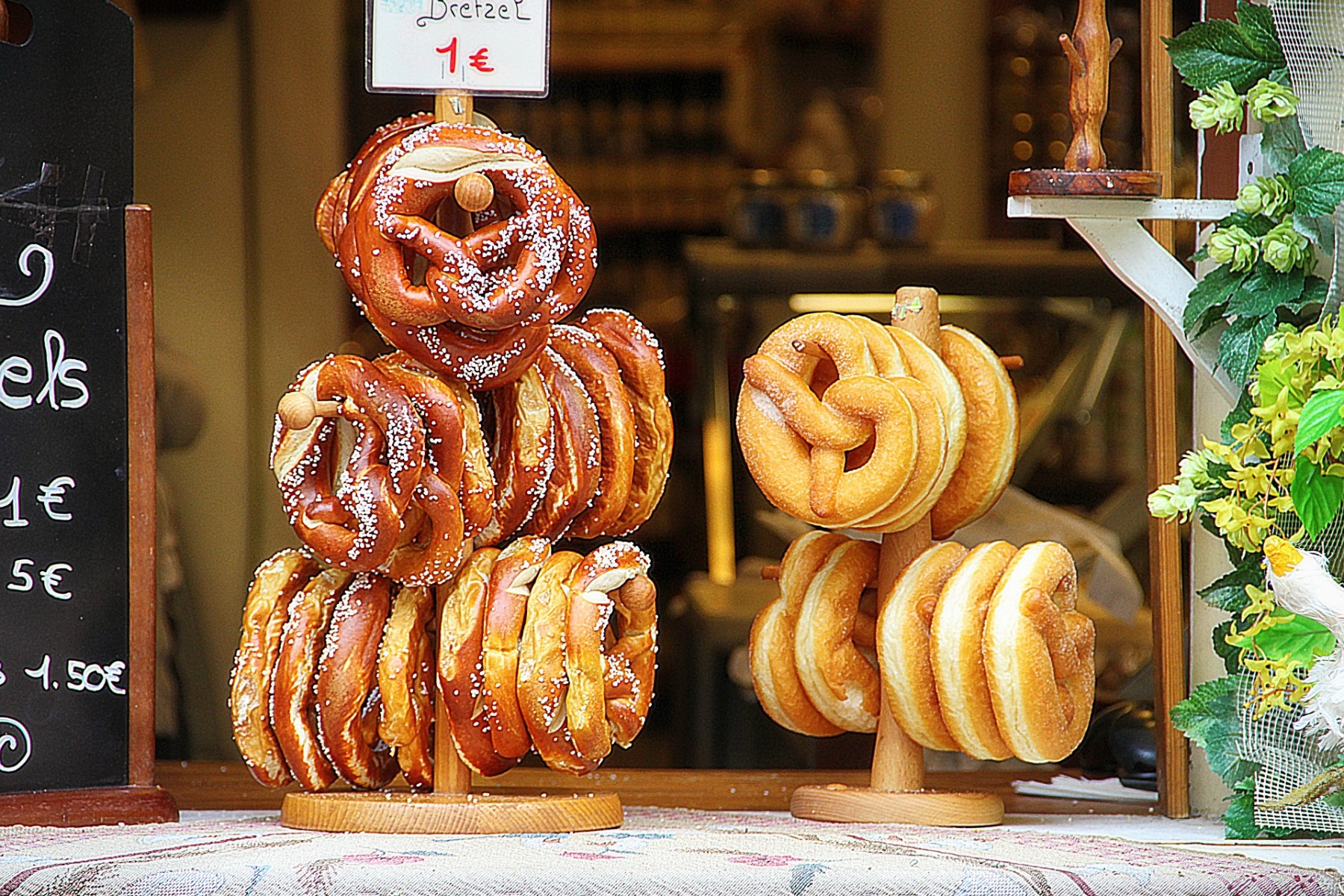 Bretzels et brioches