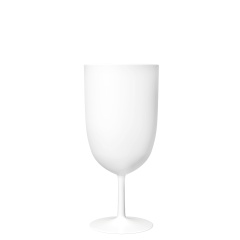 Verre à vin plastique personnalisé blanc Events vierge