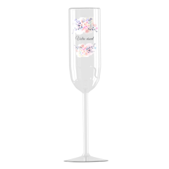 Flûte champagne personnalisé en verre