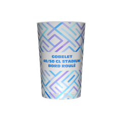 Ecocup, gobelet personnalisé 40cl Quadri Stadium