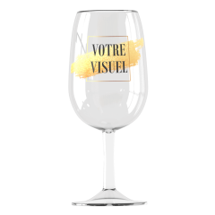 Verre à vin plastique personnalisé Syrah - Quadrichromie