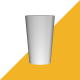Gobelet réutilisable blanc opaque 25-33cl 
